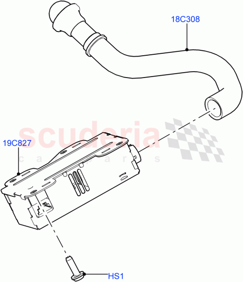 Part Diagram for Land Rover LR109584