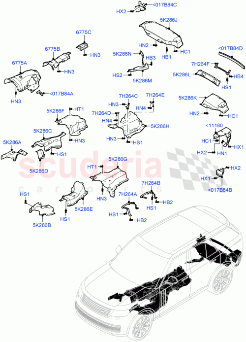 Part Diagram for Land Rover LR152641