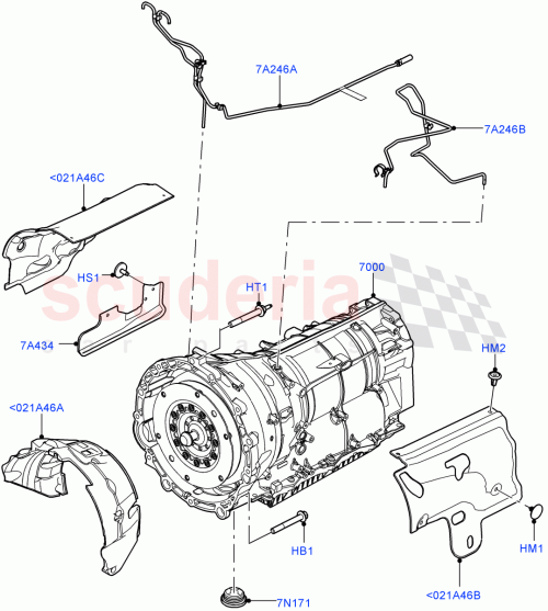 Part Diagram for Land Rover LR164076