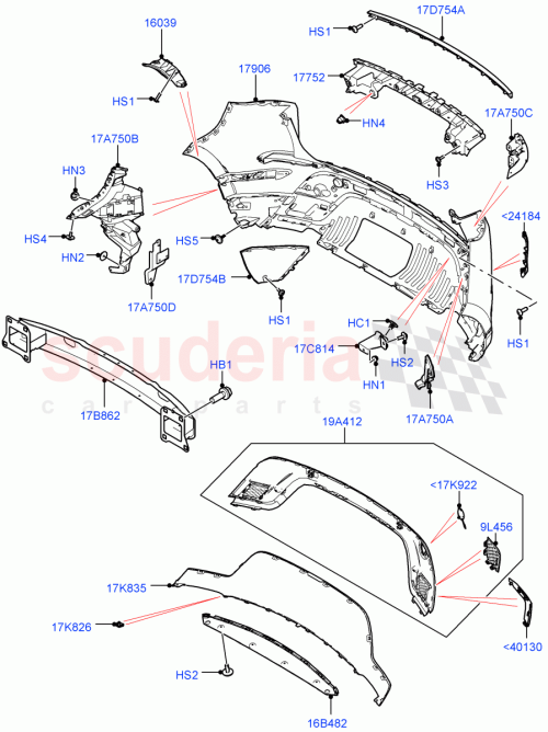 Part Diagram for Land Rover LR117435