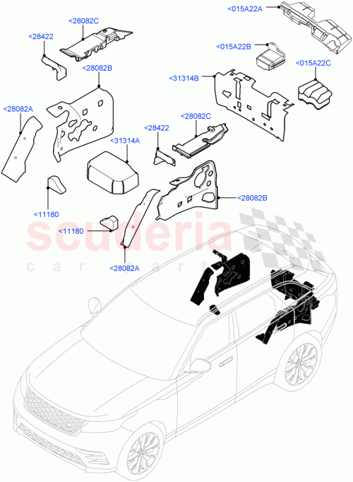 Part Diagram for Land Rover LR160402