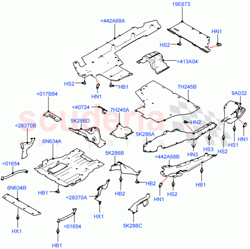 Part Diagram for Land Rover LR136015