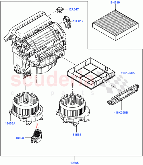 Part Diagram for Land Rover LR133345