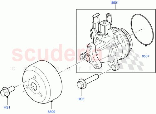 Part Diagram for Land Rover LR121418