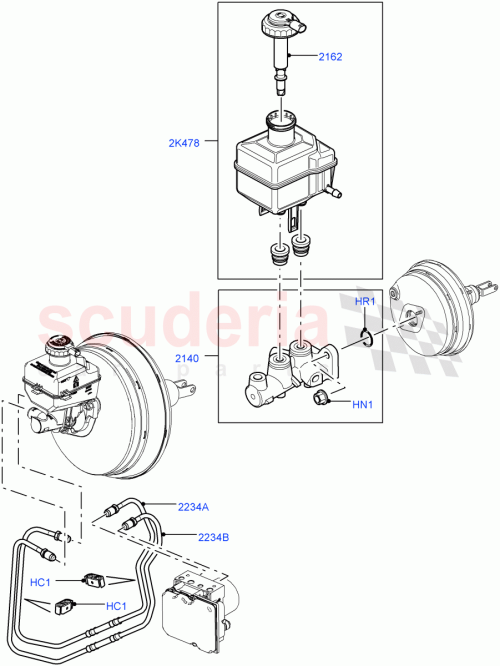 Part Diagram for Land Rover LR019476