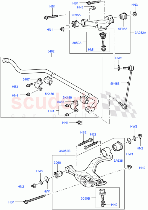 Part Diagram for Land Rover RYP501080