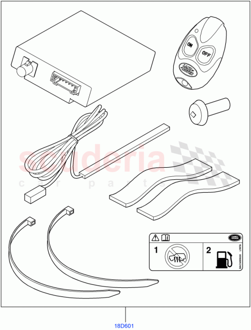 Part Diagram for Land Rover VPLAX0060