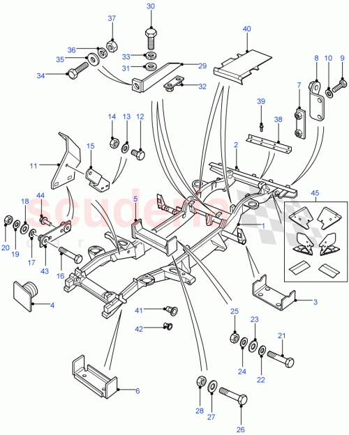Part Diagram for Land Rover LR033005
