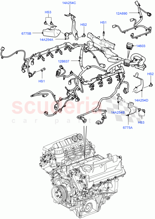 Part Diagram for Land Rover LR020226