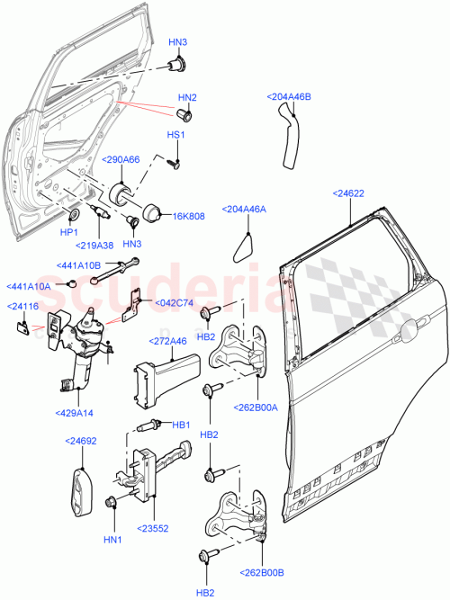 Part Diagram for Land Rover LR100512