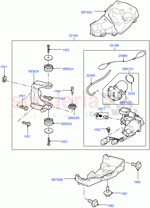 Part Diagram for Land Rover RQU500064