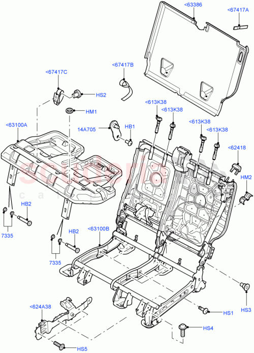 Part Diagram for Land Rover LR021544