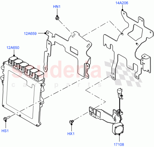 Part Diagram for Land Rover LR141295
