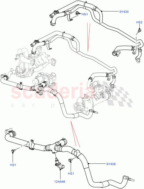 Part Diagram for Land Rover LR100362