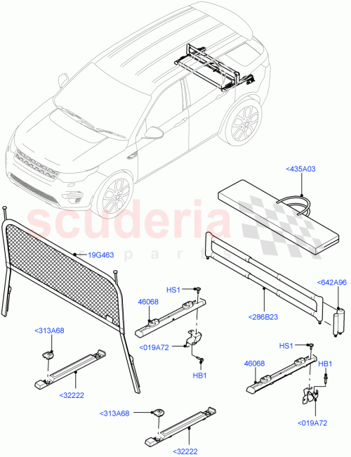 Part Diagram for Land Rover LR060503