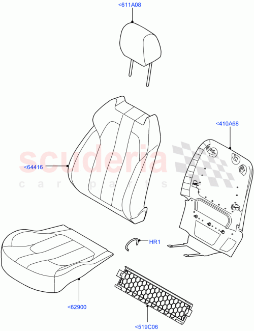 Part Diagram for Land Rover LR042010