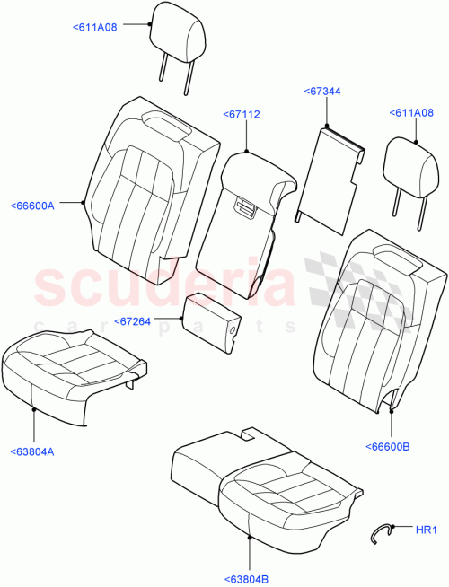 Part Diagram for Land Rover LR121186