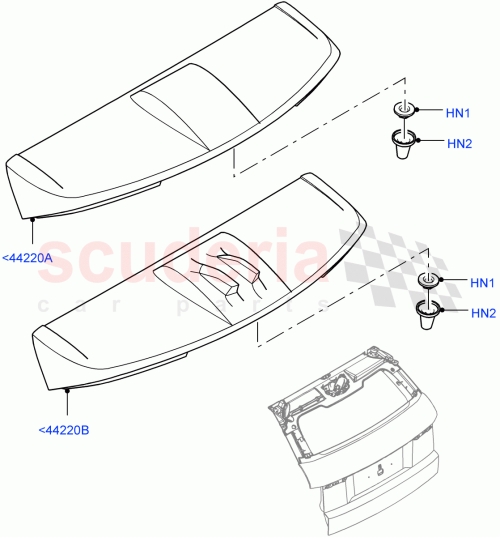 Part Diagram for Land Rover LR118464