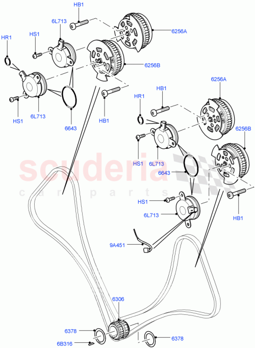 Part Diagram for Land Rover LR035550