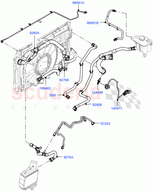 Part Diagram for Land Rover LR115214