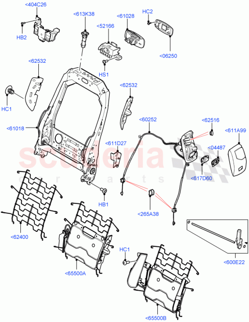 Part Diagram for Land Rover LR165918