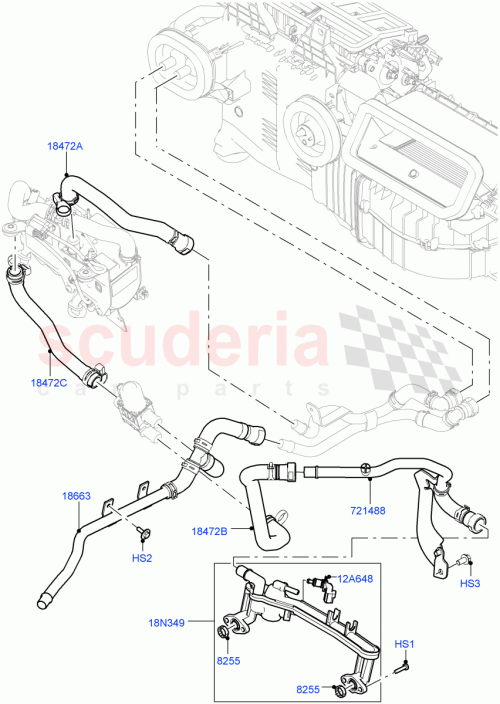 Part Diagram for Land Rover LR034598