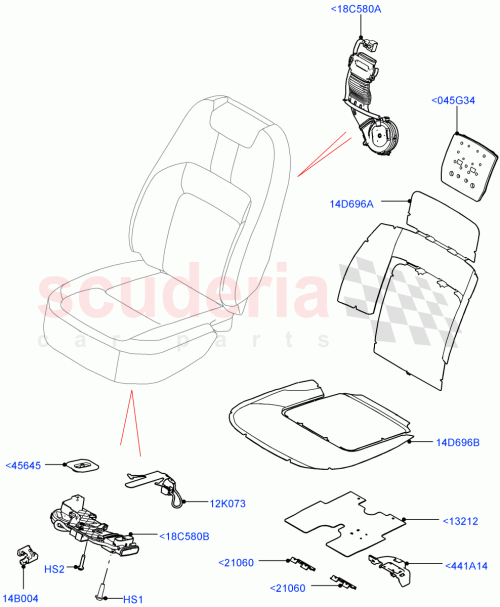 Part Diagram for Land Rover LR100910
