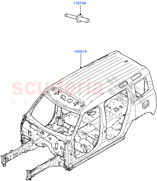 Part Diagram for Land Rover LR131234