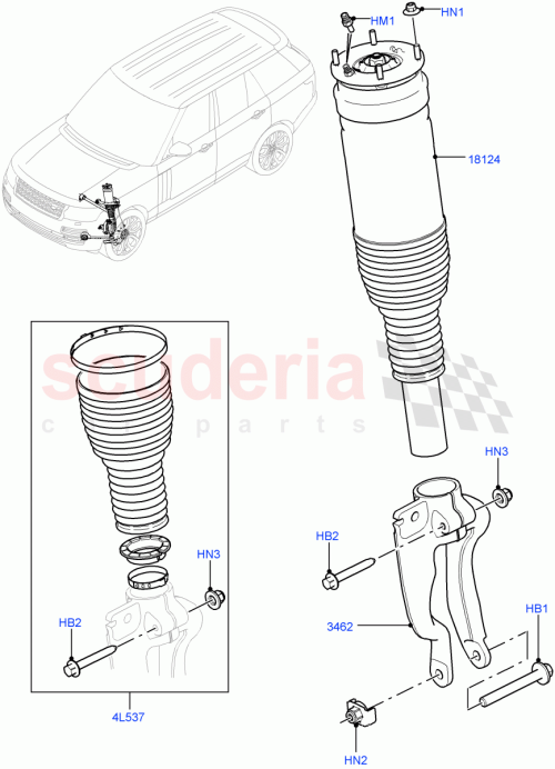 Part Diagram for Land Rover LR105283