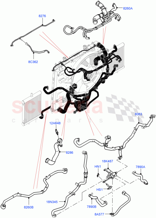 Part Diagram for Land Rover LR113144
