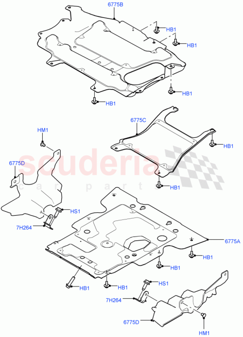 Part Diagram for Land Rover LR133837