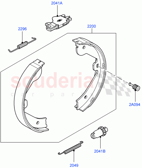 Part Diagram for Land Rover SXR000011