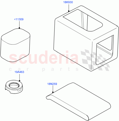 Part Diagram for Land Rover VPLCS0598
