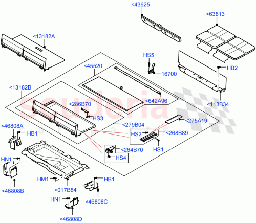 Part Diagram for Land Rover LR151593