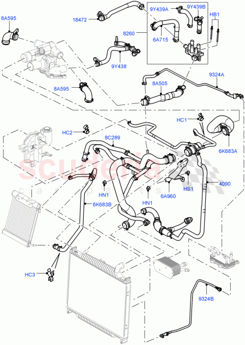 Part Diagram for Land Rover FS110166P