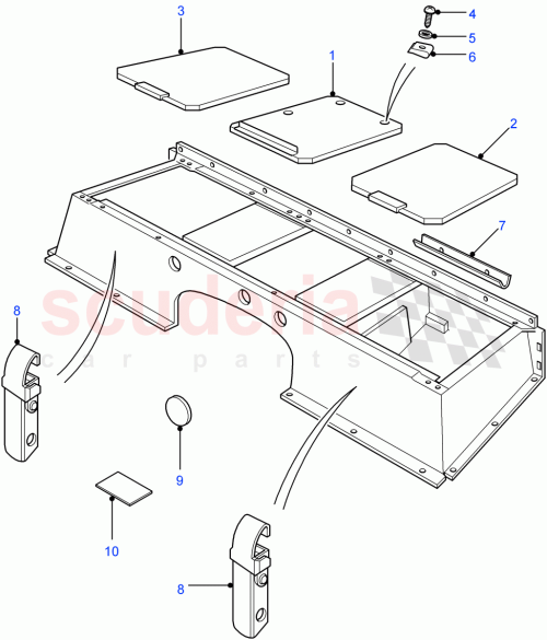 Part Diagram for Land Rover 338017