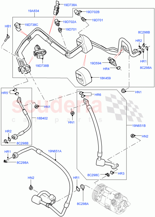 Part Diagram for Land Rover LR012018