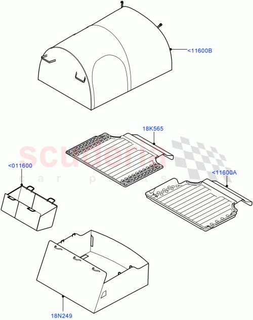 Part Diagram for Land Rover VPLES0565