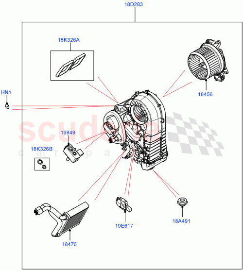 Part Diagram for Land Rover LR159415