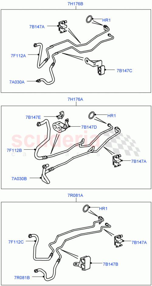 Part Diagram for Land Rover UBU500050