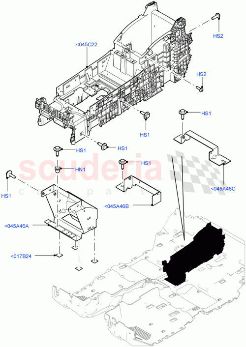 Part Diagram for Land Rover LR038537