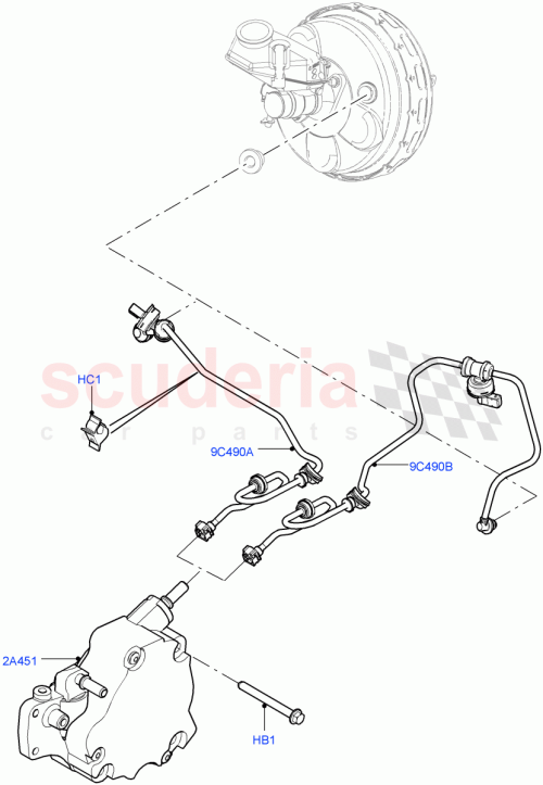 Part Diagram for Land Rover LR061028