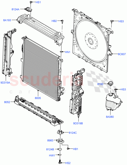Part Diagram for Land Rover LR152208
