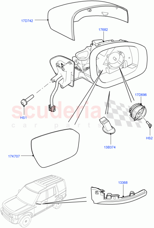 Part Diagram for Land Rover LR051355