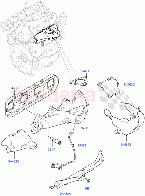 Part Diagram for Land Rover LR073657