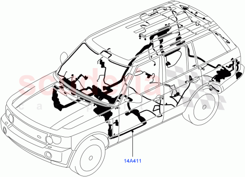 Part Diagram for Land Rover LR021575