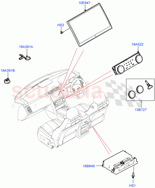 Part Diagram for Land Rover LR141843