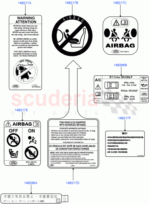 Part Diagram for Land Rover BAC500850