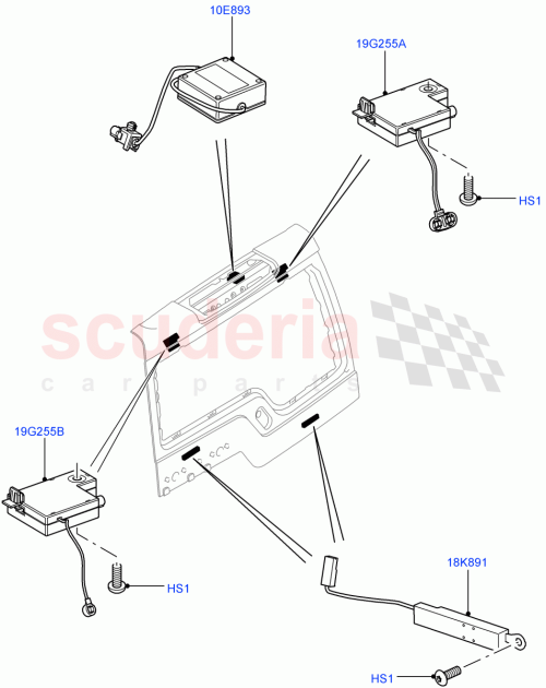 Part Diagram for Land Rover XUE000020