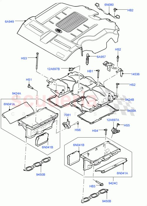 Part Diagram for Land Rover LR051102